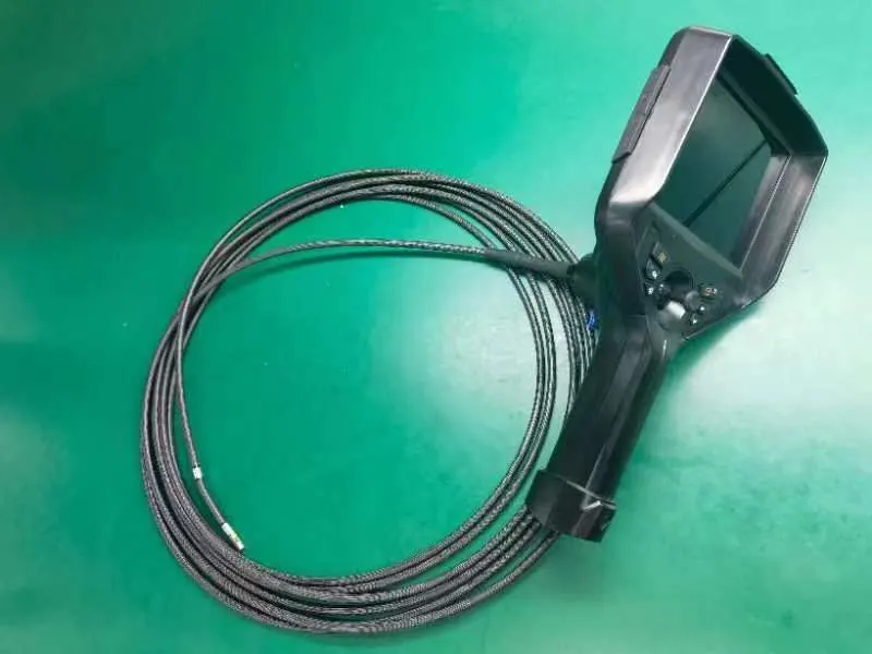 3.8mm Dual Lens Borescope Inspection Camera with 5.1 Inch Display, 1.5m Probe Cable for Welding Casting