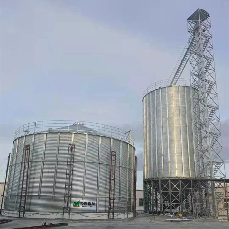 Custom Steel Structure Galvanized Grain Silo Have The Best Fire Rating