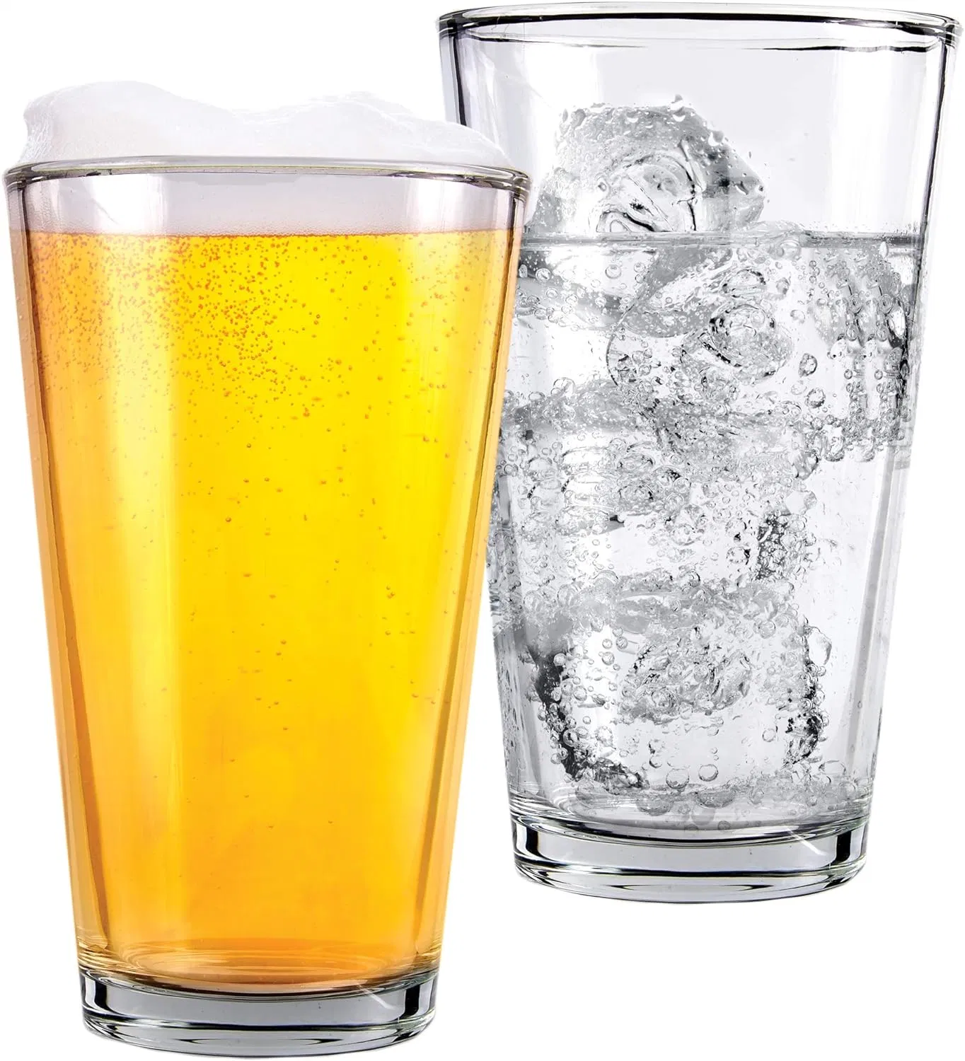 4PCS 6PCS Restaurant Hotel Drinking Crystal Tall Water Wine Juice Beer Whisky Glass Tumbler Highball Cup Mug