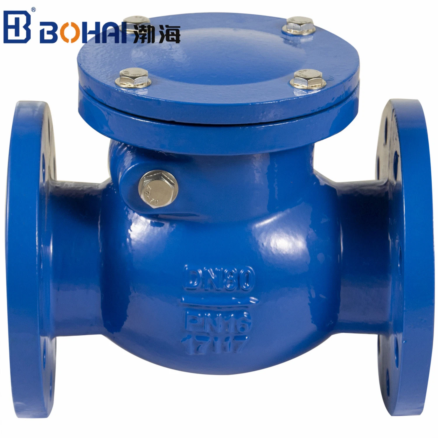 Cast Iron Flange End Ball Check Valve as Open-Close Equipment