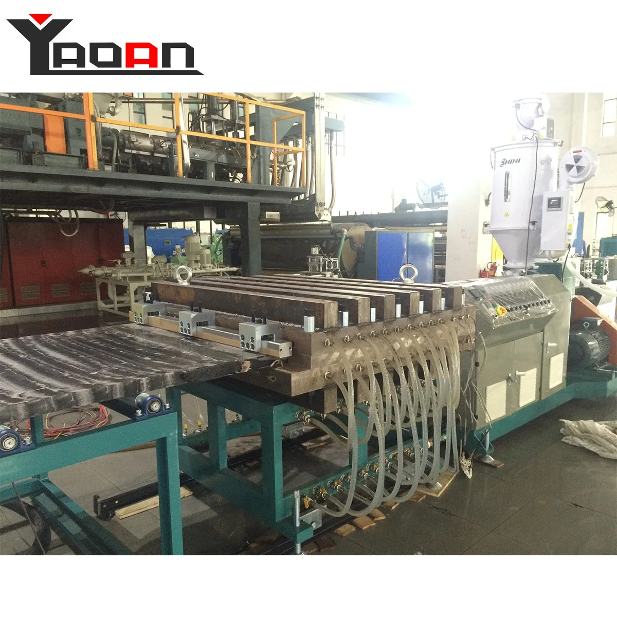 PP/PE/PA/ABS/POM Plastic Solid Thick Sheet Board Extrusion Machine