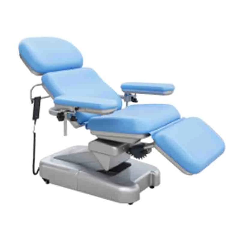 High quality/High cost performance Foaming PU Mattress Blood Electric Dialysis Chair with Leg Section