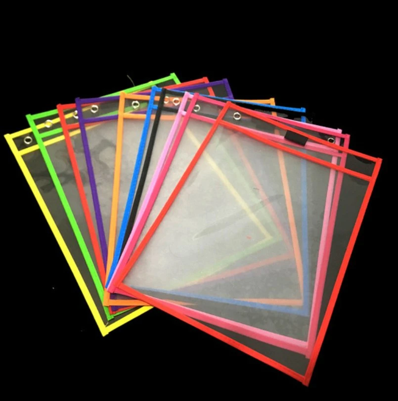 Pet OEM/PVC impermeable transparente borrar la carpeta de archivos colgantes