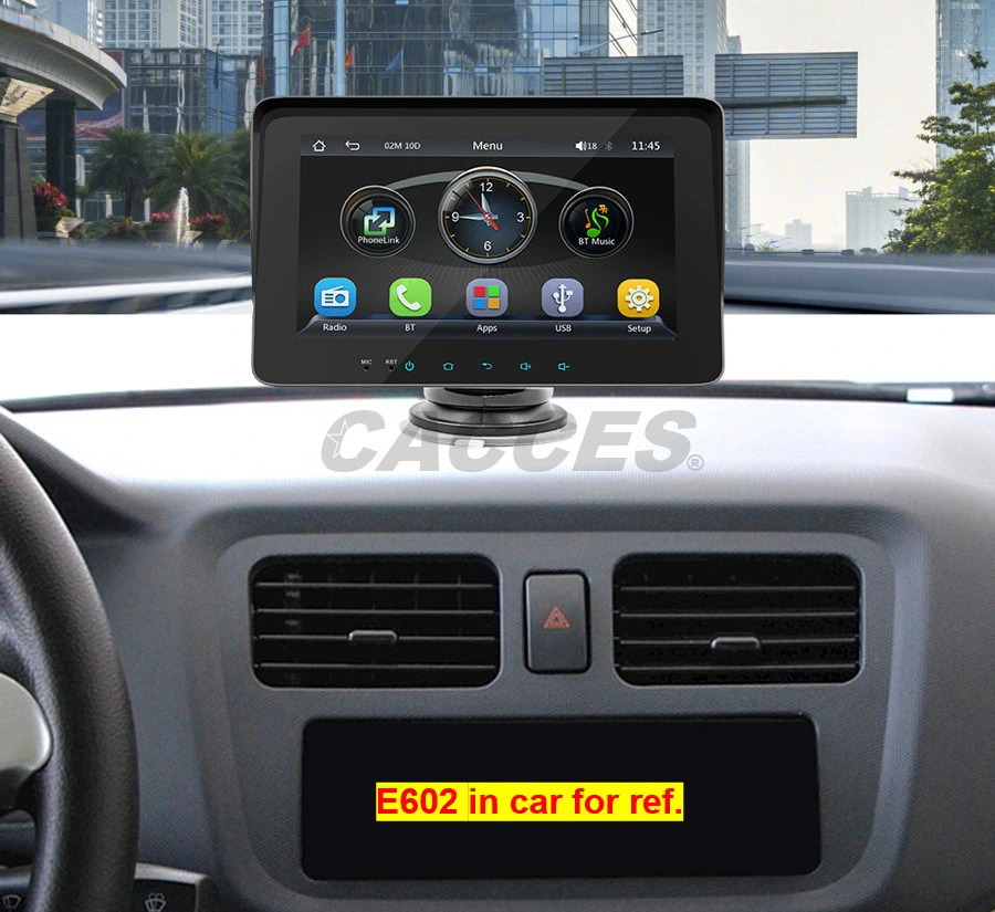 7"HD estéreo para coche doble DIN, pantalla táctil inalámbrico portátil Apple Carplay&amp;Android Reproductor Multimedia automático Auto estéreo para coche,W/Espejo Link/Siri/Bluetoothnavigation