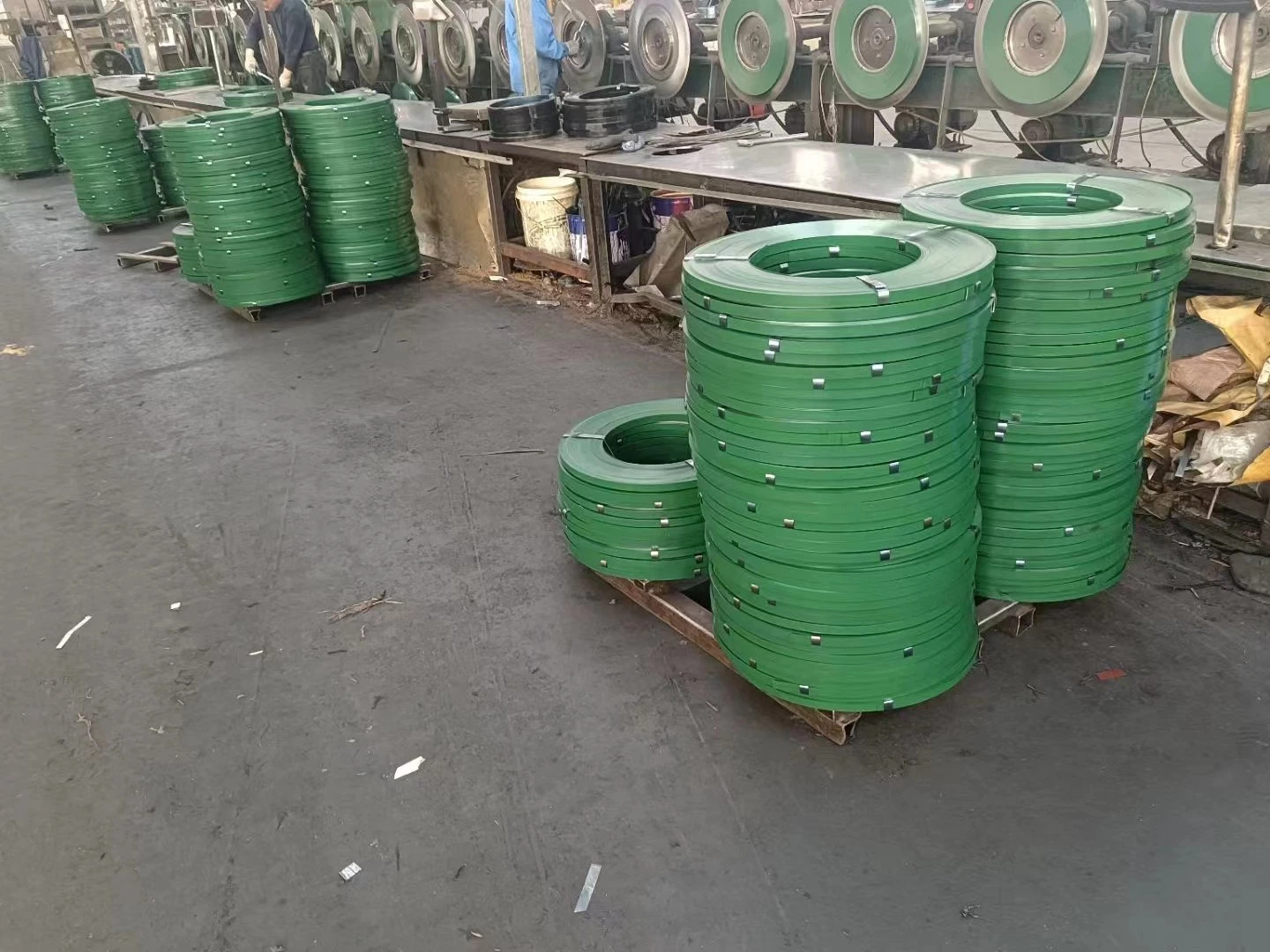 0.6mm Blue Green Steel Strapping for Packing