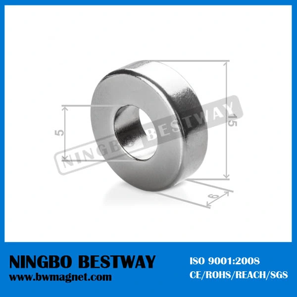 Ring Magnet Ring Customized Industrial Sintered N52 Neodymium Ring Magnet