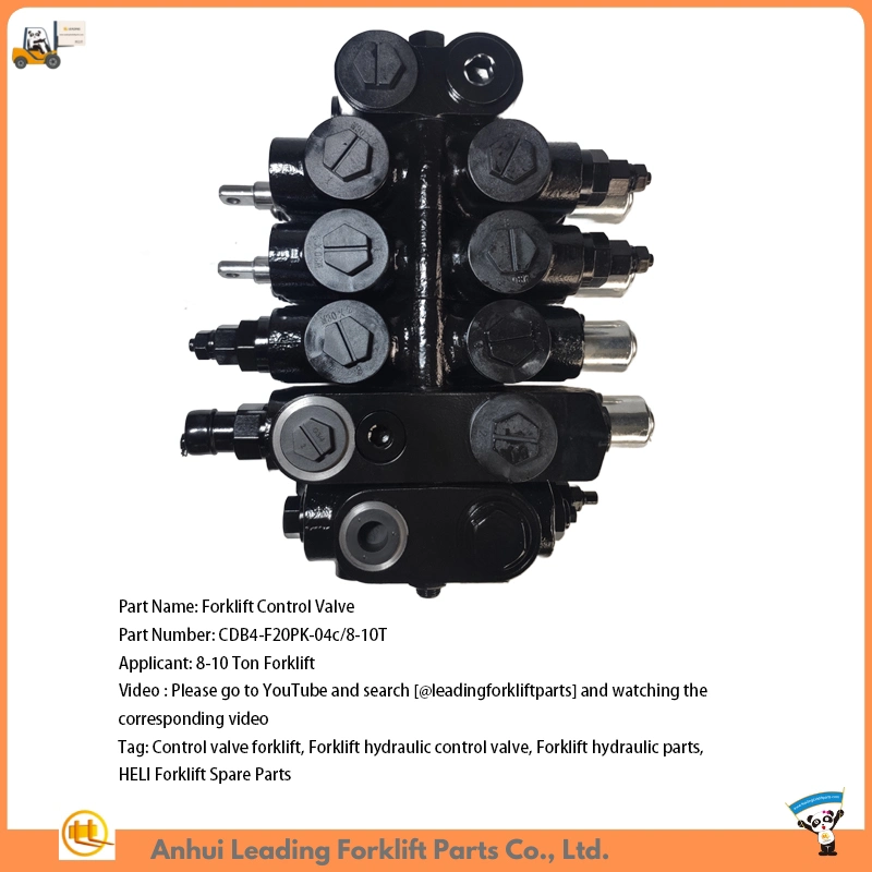 Hydraulic Directional Multi-Way Control Valve Chl Heli Forklift Parts Best Price