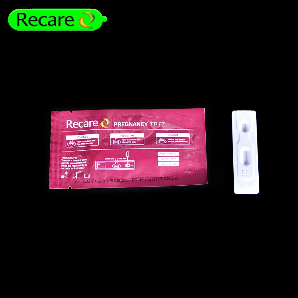 Best Selling Products Medical Equipments High Accuracy HCG Urine Baby Check Pregnancy Test Cards