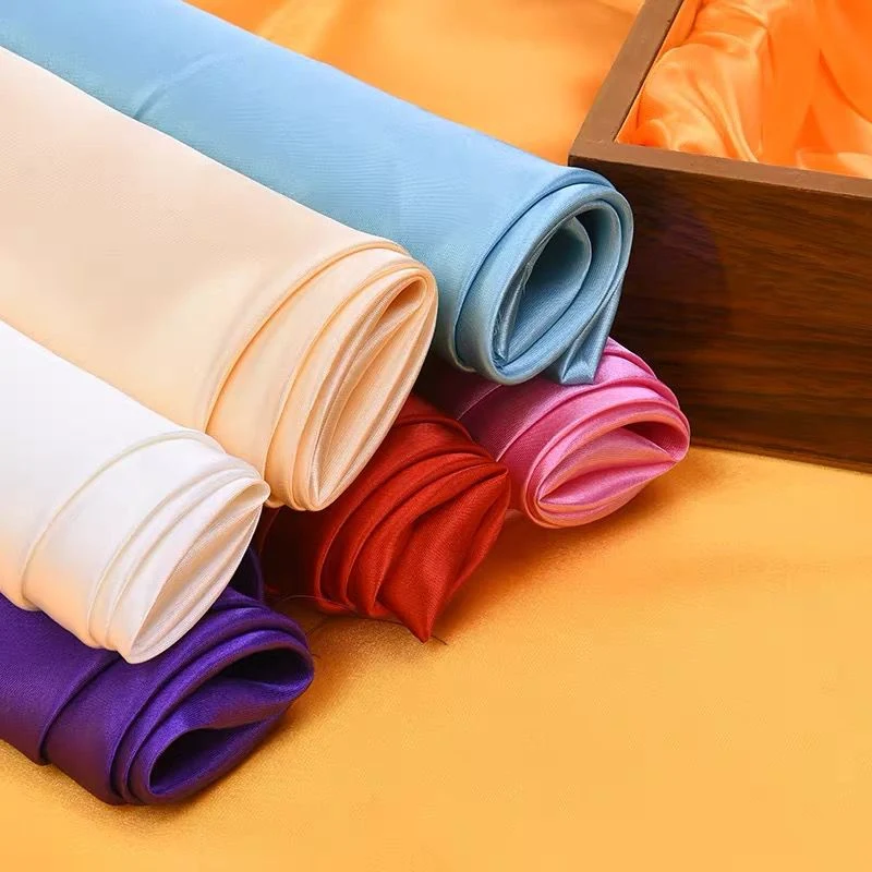100% Polyester Dyed Fabric Polyester Fabric Satin Ethiopia