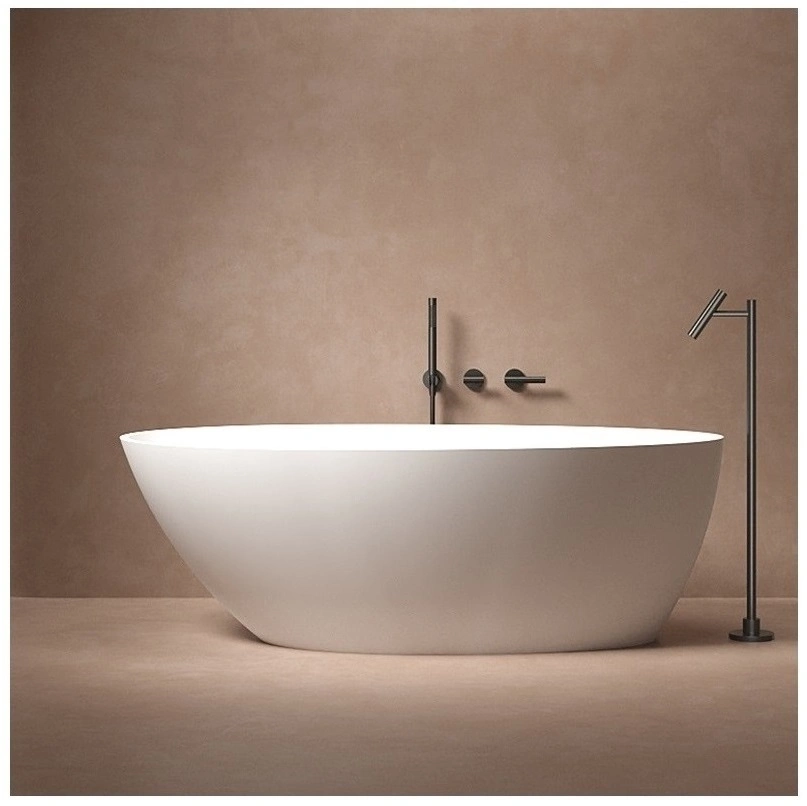 Stand Alone Bath Tub Stone Solid Surface Bathtub