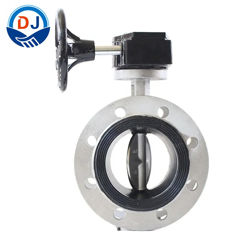 D341X-10p Soft Seal Stainless Steel Flanged Butterfly Valve