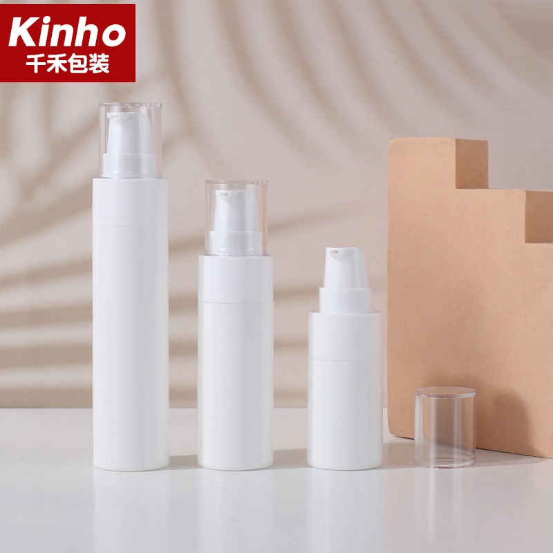 Unique Acrylic Cosmetic Cream Lotion Packaging Fashion Airless Plastic Bottle Screw Closure