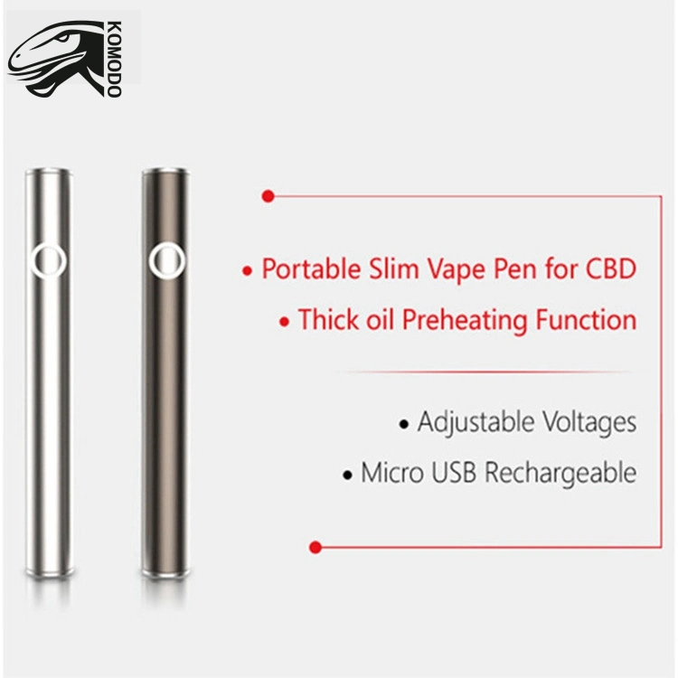 Max Battery 380mAh Capacity Fit Cartridge 510 Thread Thick Oil Vape Pen Packaging Customizable