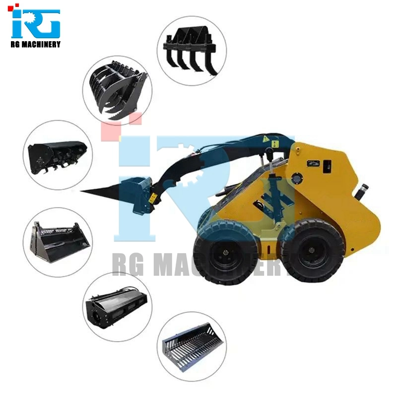 Rg Machinery Skid Steer Loader Price for USA/Sales/Hire/Garden/Farm with CE EPA