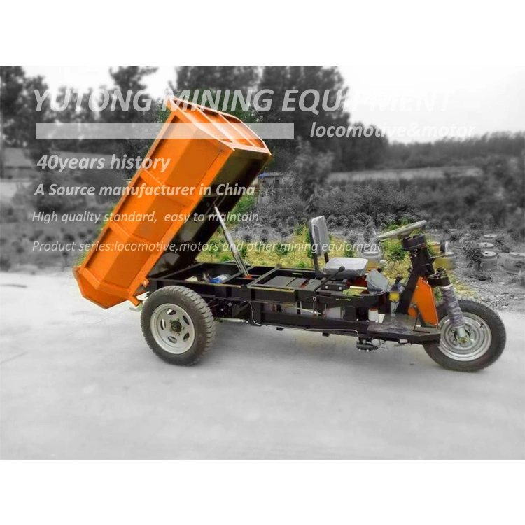 5 Ton Mine Cargo Car, Mining Electric Hydraulic 3 Wheel Car, 5 Ton Loading Capacity Tricycle for Mine Underground