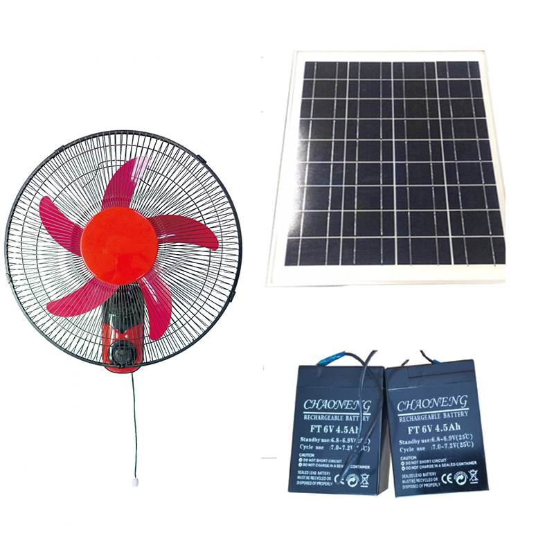 Leistungsstarke ABS Blade Home Innen Solar Wall Fan mit Low Lärm für den privaten Gebrauch