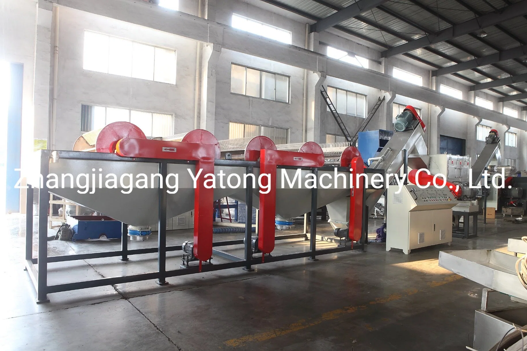 Yatong PE PP y de la línea de máquina de reciclaje de lavado de la película