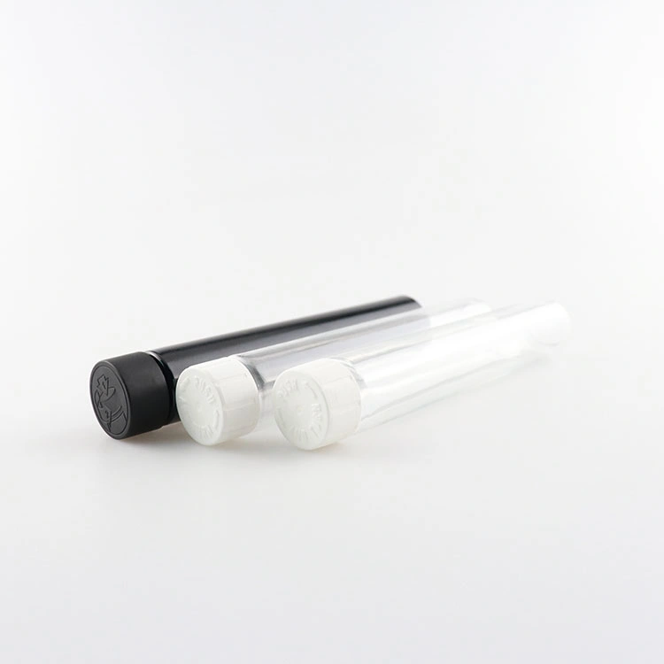 123mm Blowing Plastic Child Resistant Pharmaceutical Packaging J-Tubes Push Down and Turn Tube