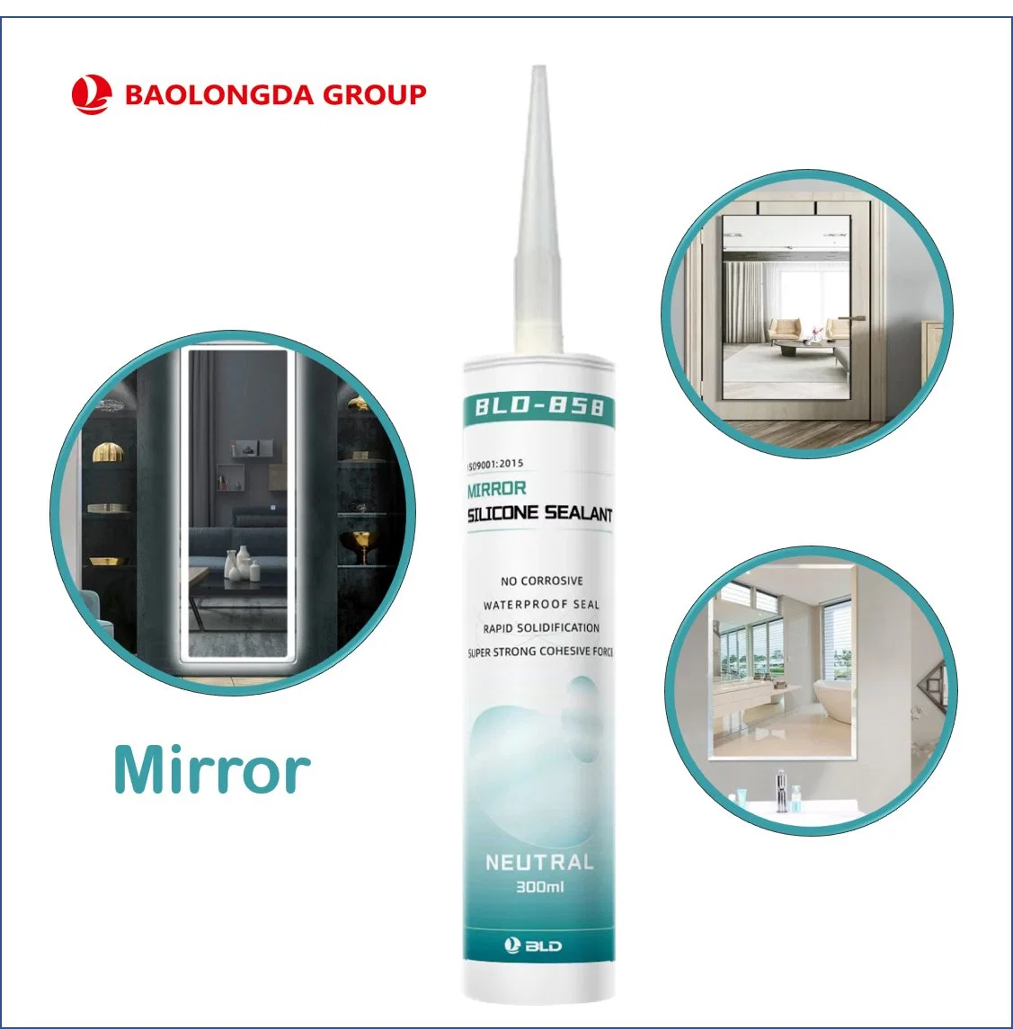 Construction Mirror Glass Silicone Adhesives Adhesive Glue Silicon Window Seal Strong Adhesion Factory