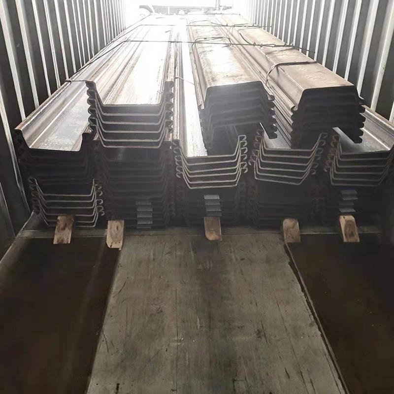 Factory Price Cold Formed Hotly Rolled Z Type Metal Sheet Piling Steel Sheet Pile Sheet Price for Sale