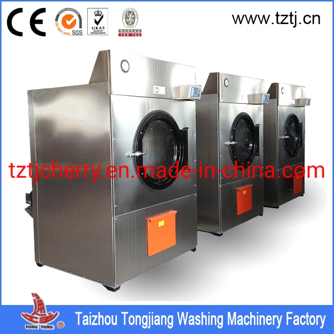 100kg Front Plate, Side Plate All Stainless Steel Garment Drying Machine Hotel Clothes Tumble Dryer