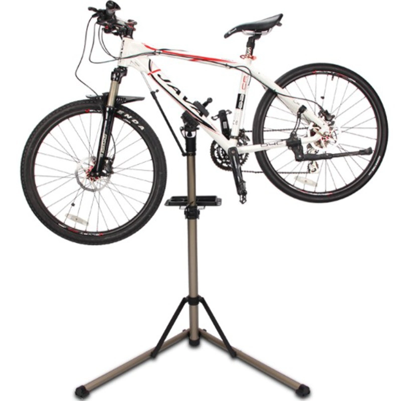 Portable Bike Repair Stand Aluminum Alloy Adjustable Bicycle Mechanic Tool Bl15518