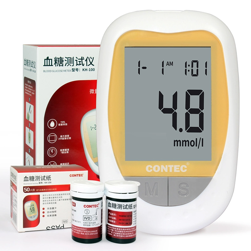 Contec Neues Ankunfts-Tragbares Glucometer Blutzuckermessgerät