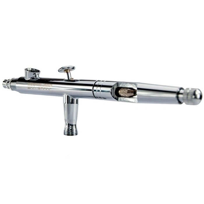 Airbrush 187 Dual Action Gravity Feed Airbrush Set for Tattoo Makeup Beauty Machine Kit