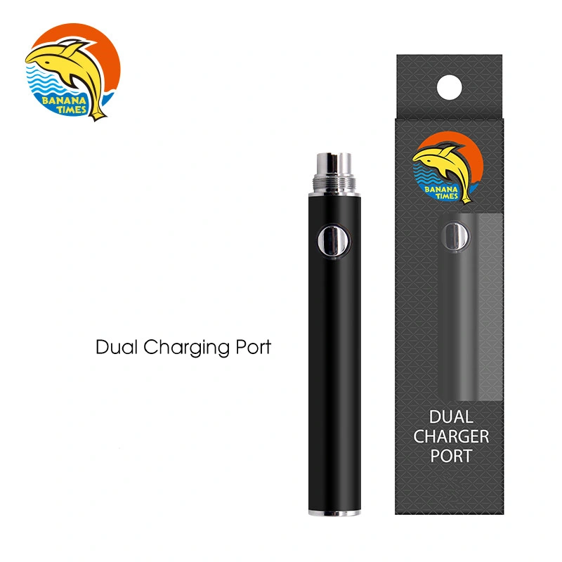 Dual Charging Port Vape Pen Battery 400mAh Adjustable 1.7V-4.2V vape Battery Wholesale/Supplier 510 Thread Battery