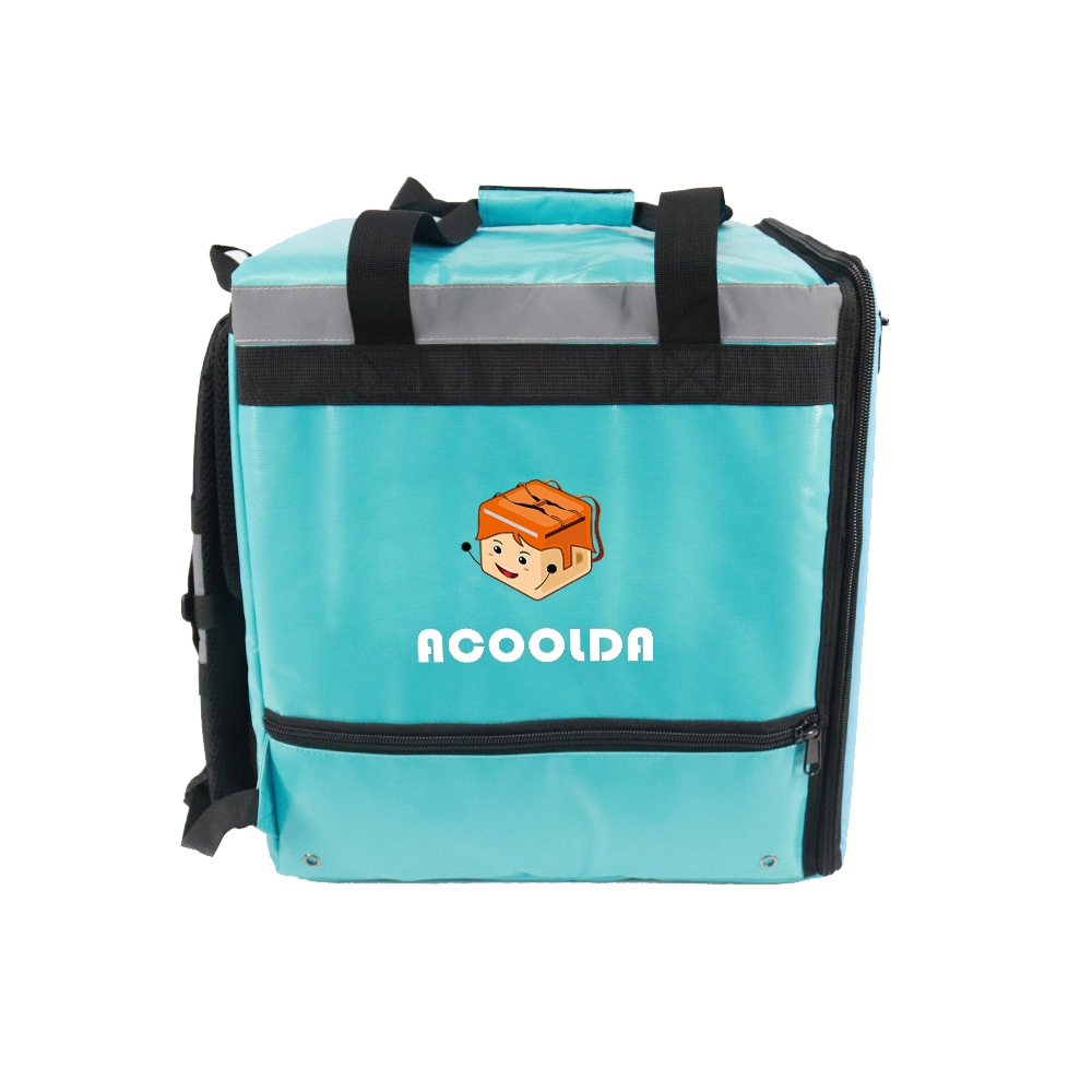 Logotipo personalizado Bolsa de refrigeración Tamaño Insulated Thermal nevera Bolsa de alimentos Bolsa de enfriador de entrega