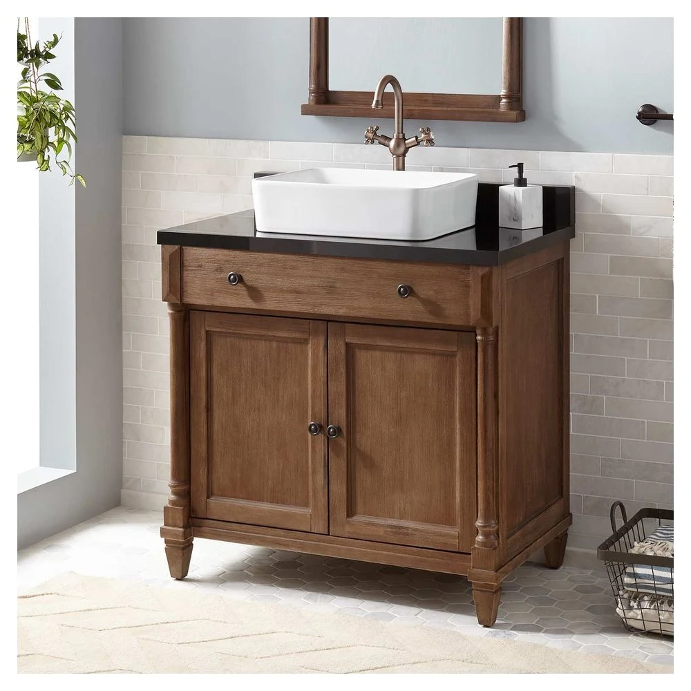 Prima Solid Wood Bathroom Vanity Cabinet Sets with Mirror