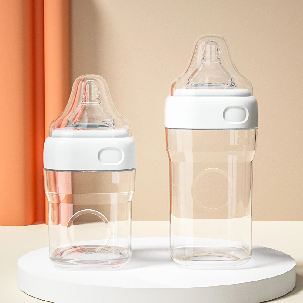 La fábrica de último diseño Alimentos Grado PP Square Baby Bottle