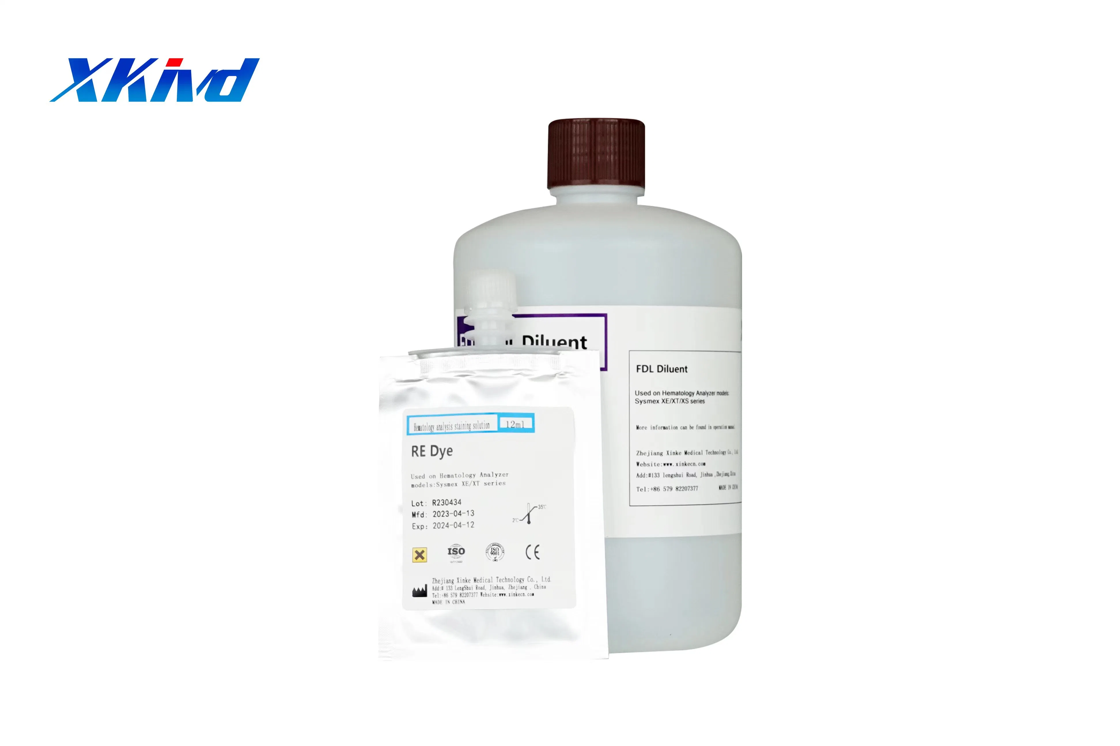 Fluorocell Sysmex Hematology Analyzer Reagent Sysmex Xn-1000 Xn350/550 Cellpack Dcl Cellpack Lyse Cell Cleaner