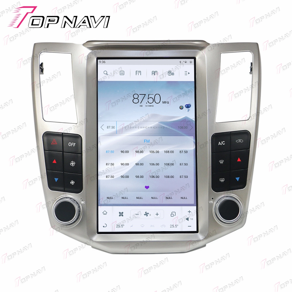 11.8 Inch 4+64G Car Multimedia System for Lexus Rx/Rx300/Rx330/Rx350/2003 2004 2005 2006 2007 2008 2009 Silver Car Speakers