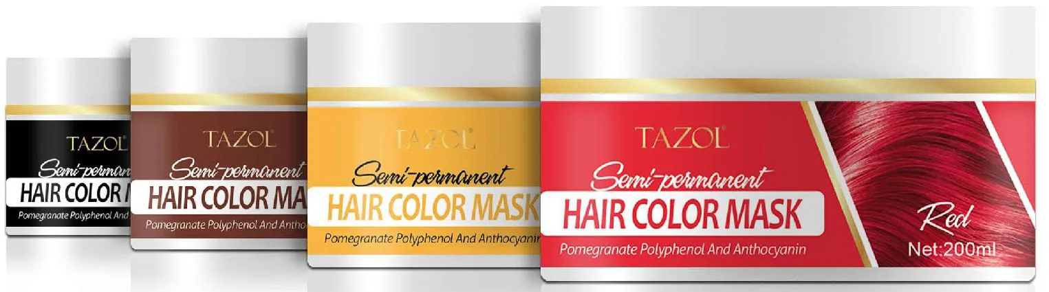 Popular Tazol pelo Color Máscara Cuidado del cabello Cuidado personal