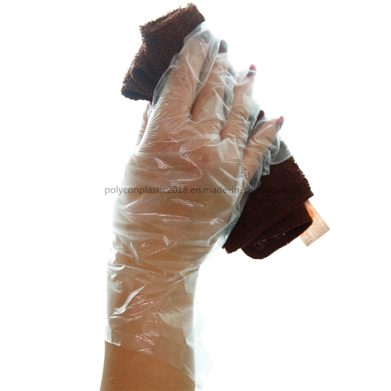 Salón de PE TPE la fabricación de guantes desechables Guantes Guantes desechables de alimentos para la limpieza de cocina