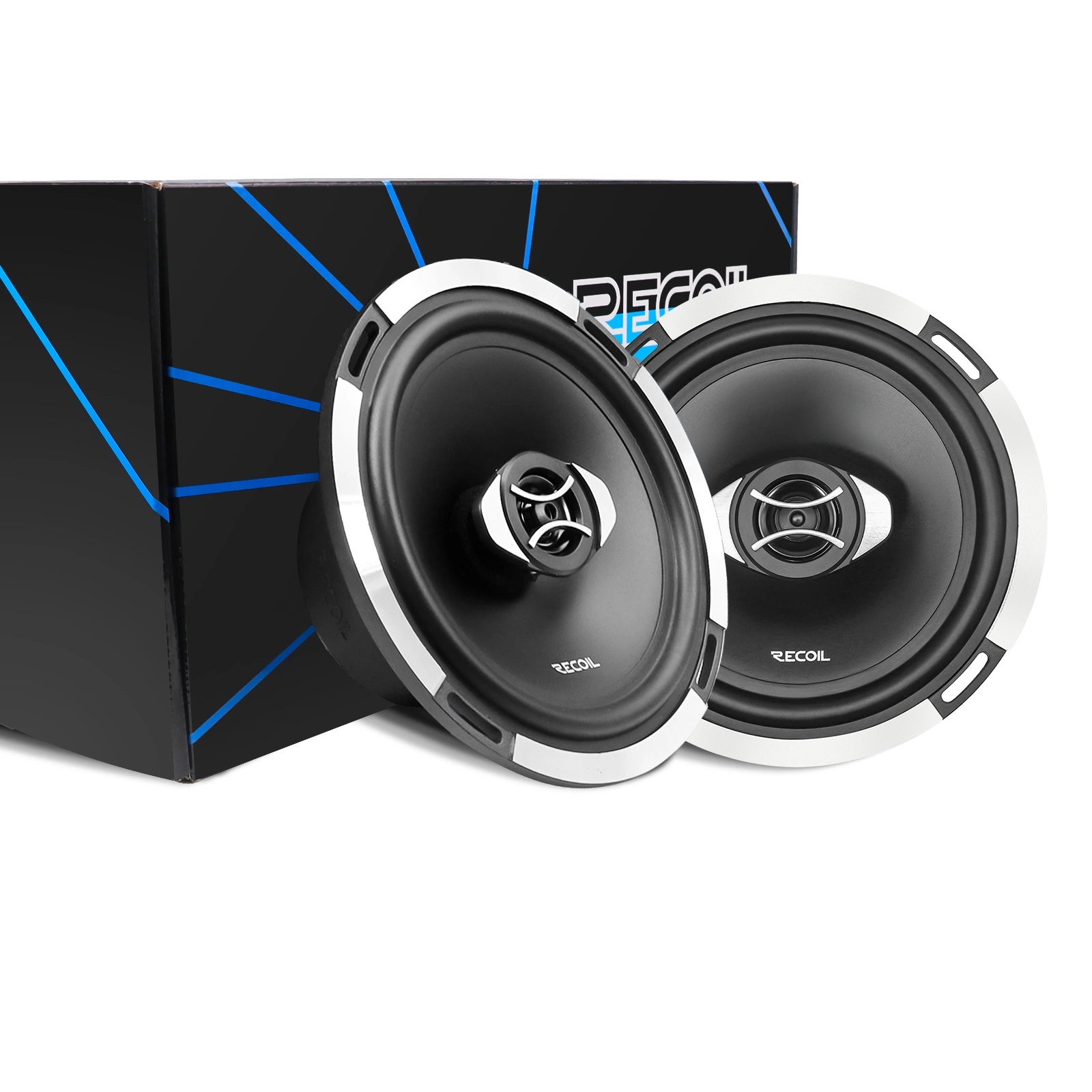 Edge Spx65 Level-2 Series 6.5-بوصة ثنائية الاتجاه 4-أوم Car Audio Coaxial نظام السماعة