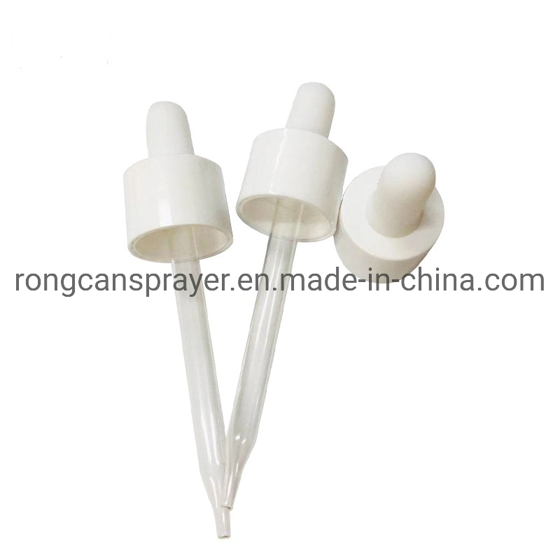 Best Quality Glossy Matte Silver Gold 18/410 18/415 Aluminum Plastic Dropper Cap Glass Essen