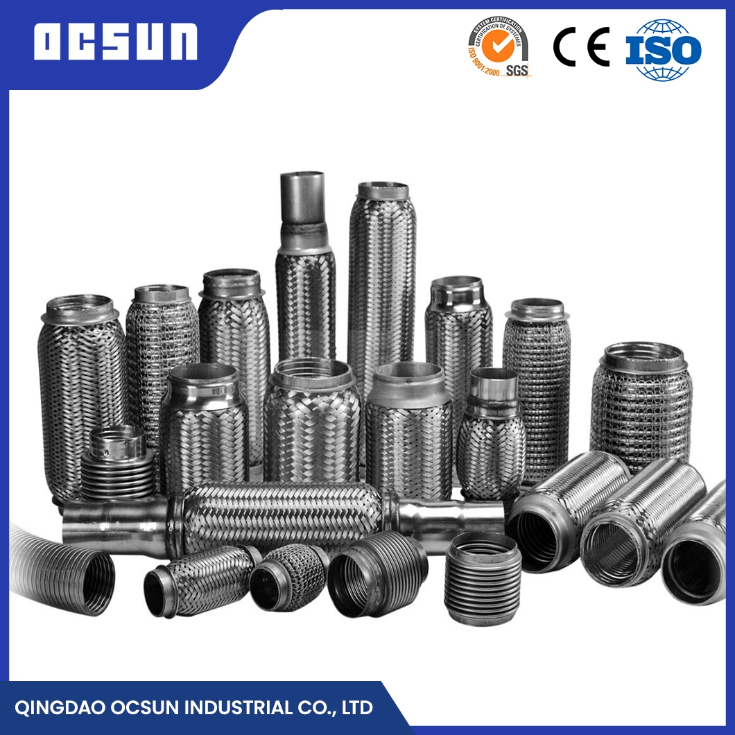 Ocsun Exhaust System Component Exhaust Pipe OEM Custom Exhaust Components Exhaust Flexible Pipes China Car Exhaust Component Factory Flexible Exhaust Pipe