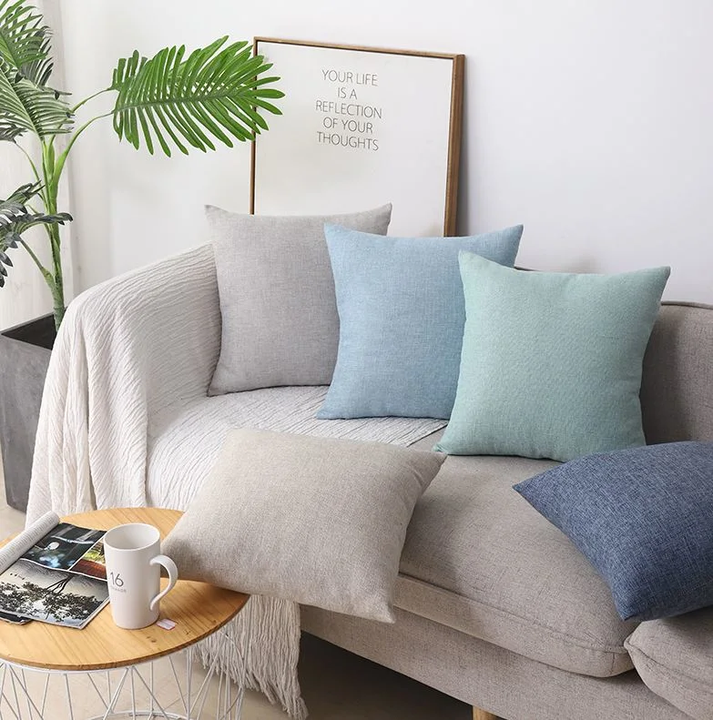 Linen Cotton Fashion Home Decorates Cushion Cover