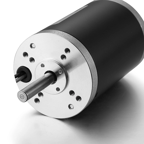 63mm High Power Brushed DC Motor with Square Flange Carbon Brush 12V 24V