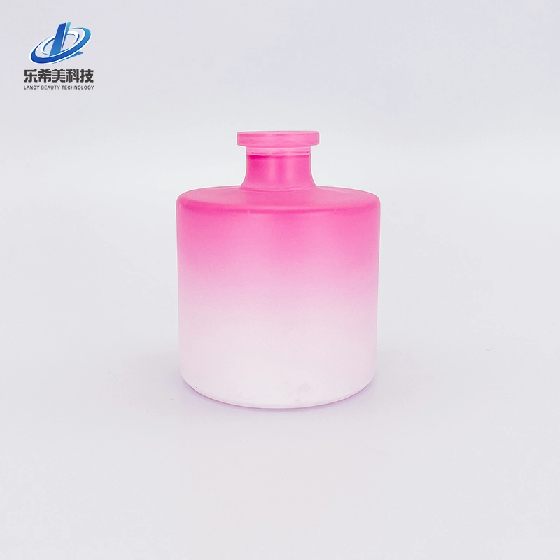 300ml Beautiful Multicolors Aromatic Reed Diffuser Bottles Aromatherapy Oil Glass Bottle Cosmetic Packaging Round Empty Bottle Packaging