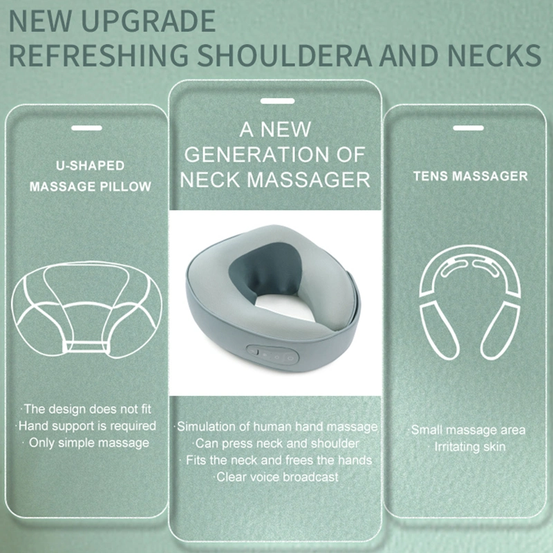 Portable USB Mini Neck Shoulder Back Arm Massage EMS Muscle