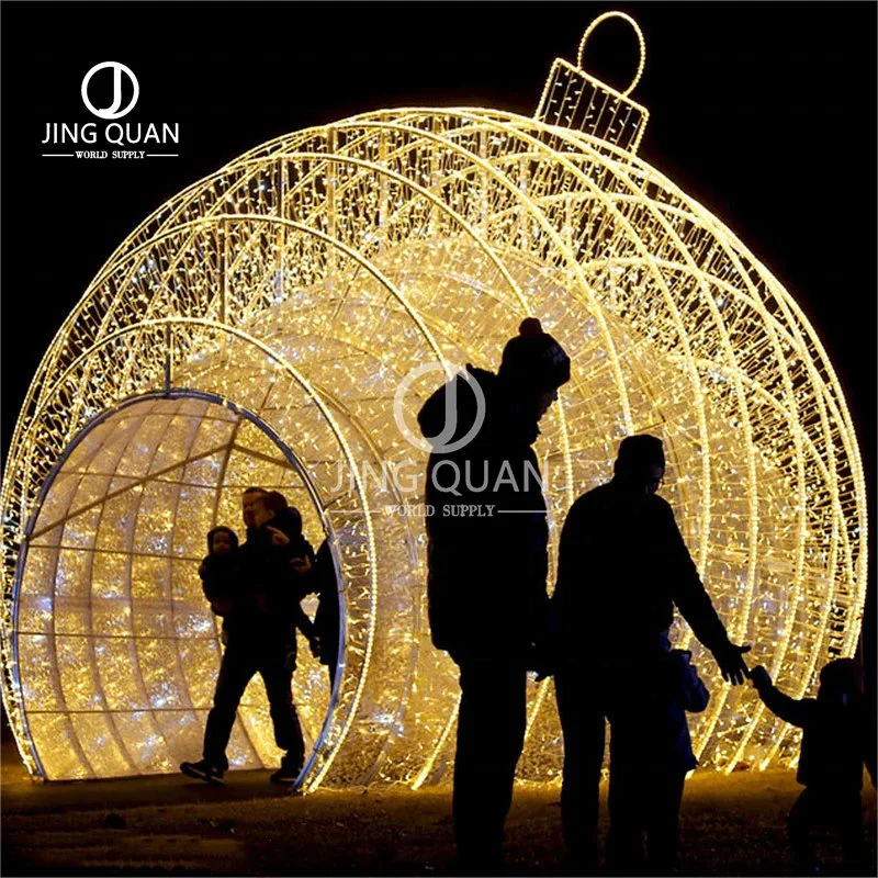 China Fabrik Weihnachten Versorgung LED Arch Kugeln Motiv Licht Verschönern Baulampen Hochzeit Landschaft Ornamente