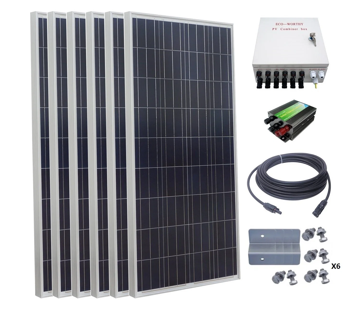 Los gases de 100kw de 1000W Grid-Tie Micro Sistema Solar