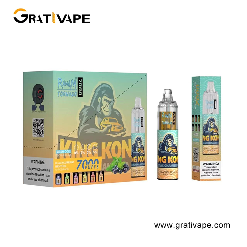 Randm Tornado 7000 puffs одноразовый карандаш Vape E Прикуриватель 38flavors Доступно