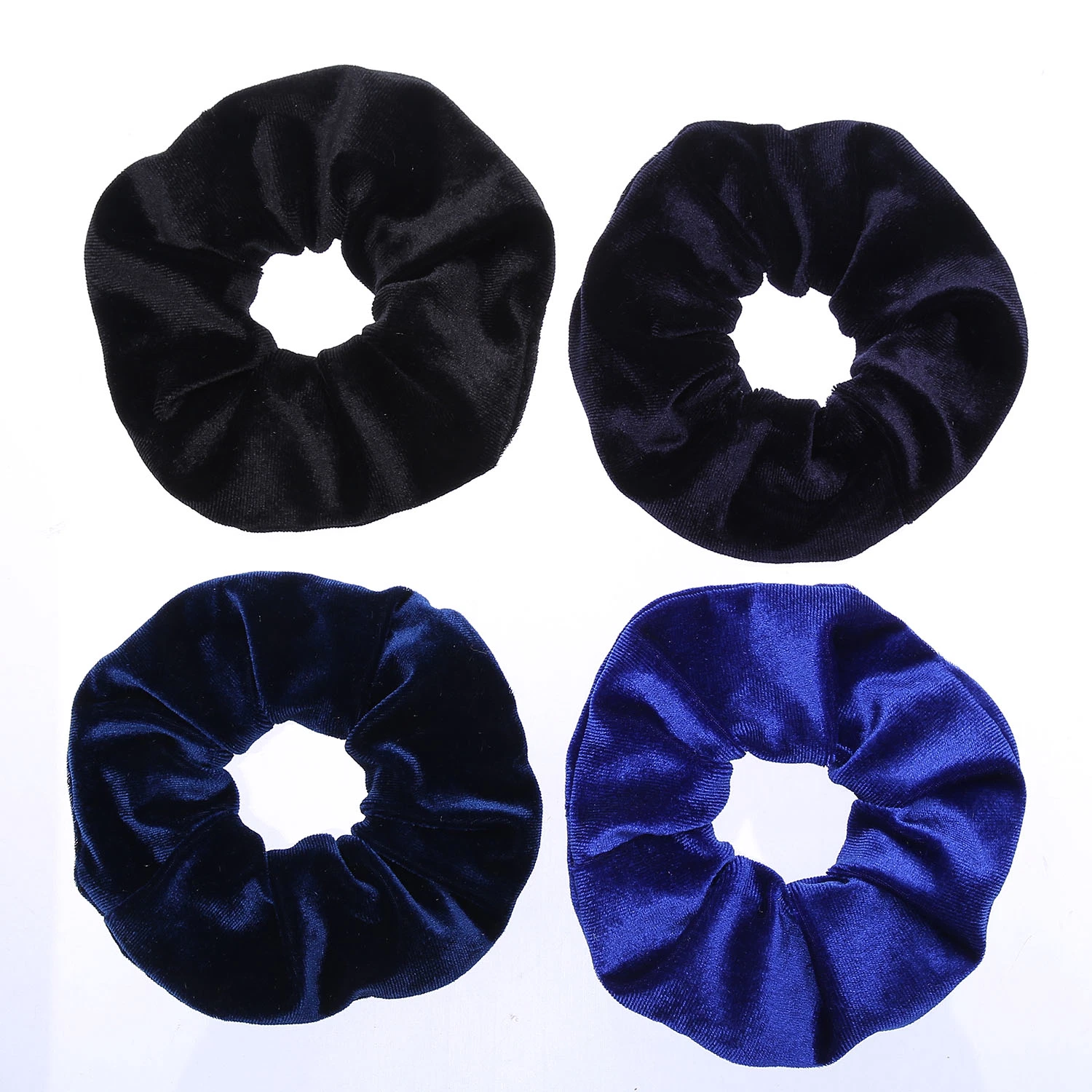 Colorful Elastic Velvet Scrunchies Ponytail 8cm Hair Band