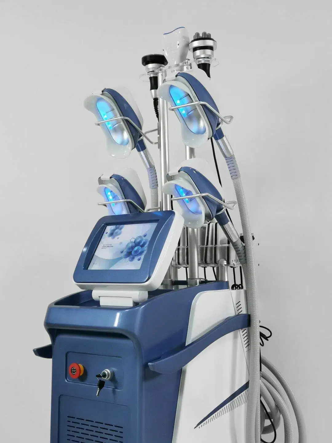 Vide RF 40K de la cavitation 360 Cryolipolysis Lipo Cryolipolysys Machine Laser corps gras de refroidissement Gel Minceur Cryo dépose la machine