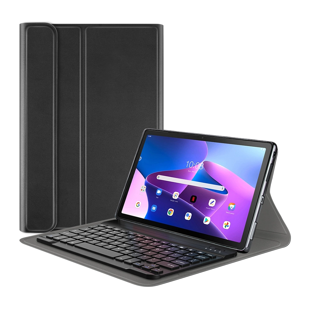 Magnet Wireless Keyboard Case for Lenovo Tab M10 Plus 3rd Gen 10.6 Tablet Stand Case