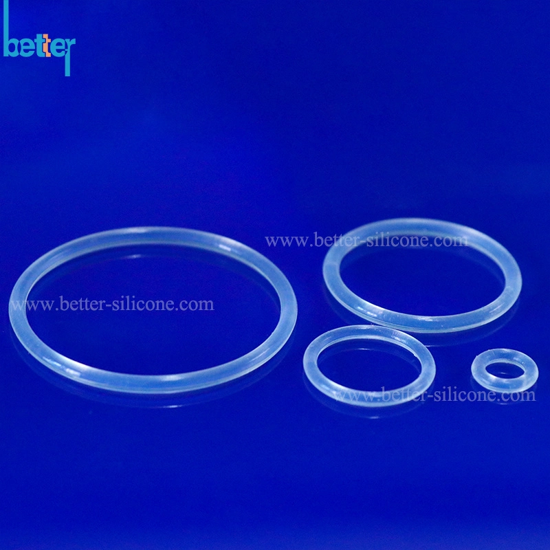 Custom Medical Food Grade Silicone Rubber O Ring for Respiratory Devices